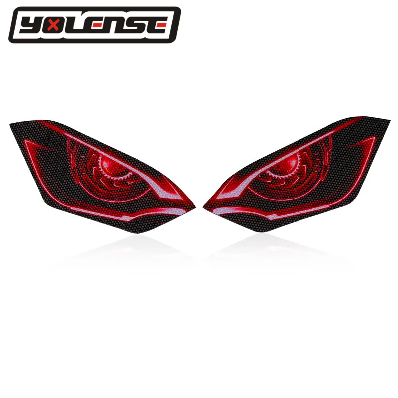 

Motorcycle Accessories 3D Front Fairing Headlight Sticker Guard Sticker For BMW S1000RR S1000 RR 2019-2023 2022 2021