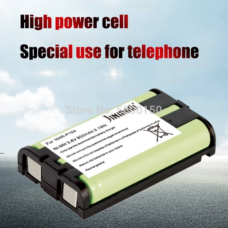 3.6V 850MAh HHR-P104ไร้สายแบตเตอรี่Ni-MH HHR P104 TG5242 KX-TG5243 KX-TG5421 KX-TG5451