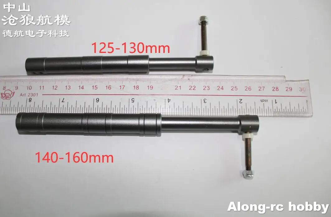 Train d'atterrissage à amortissement CNC, une paire de 160 ou 130mm, avec roue de 3 "ou 3.5", adaptée aux modèles RC de 3 à 6kg, avion souterrain ontariWorld War II