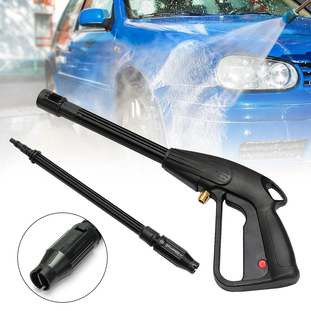 JUNGLEFLASH 160Bar M14 High Pressure Washer Spray Gun Car Wash Lance Cleaning Tools Dirt Blaster Lance Turbo Nozzle for Karcher