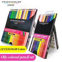 PRISMACOLOR Oily Wood Colored Pencil Set Painting Sketch Colourful Pencil For Beginer Student Art Supplies 12/15/24/36/48 Colors