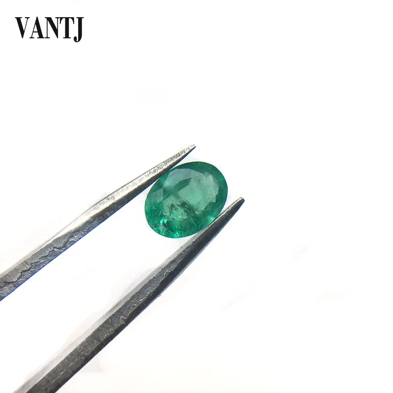 Vantj 100% Natural Emerald Loose Gemstone Specimens Customizable Diy for Silver Gold Women Jewelry Free Shipping