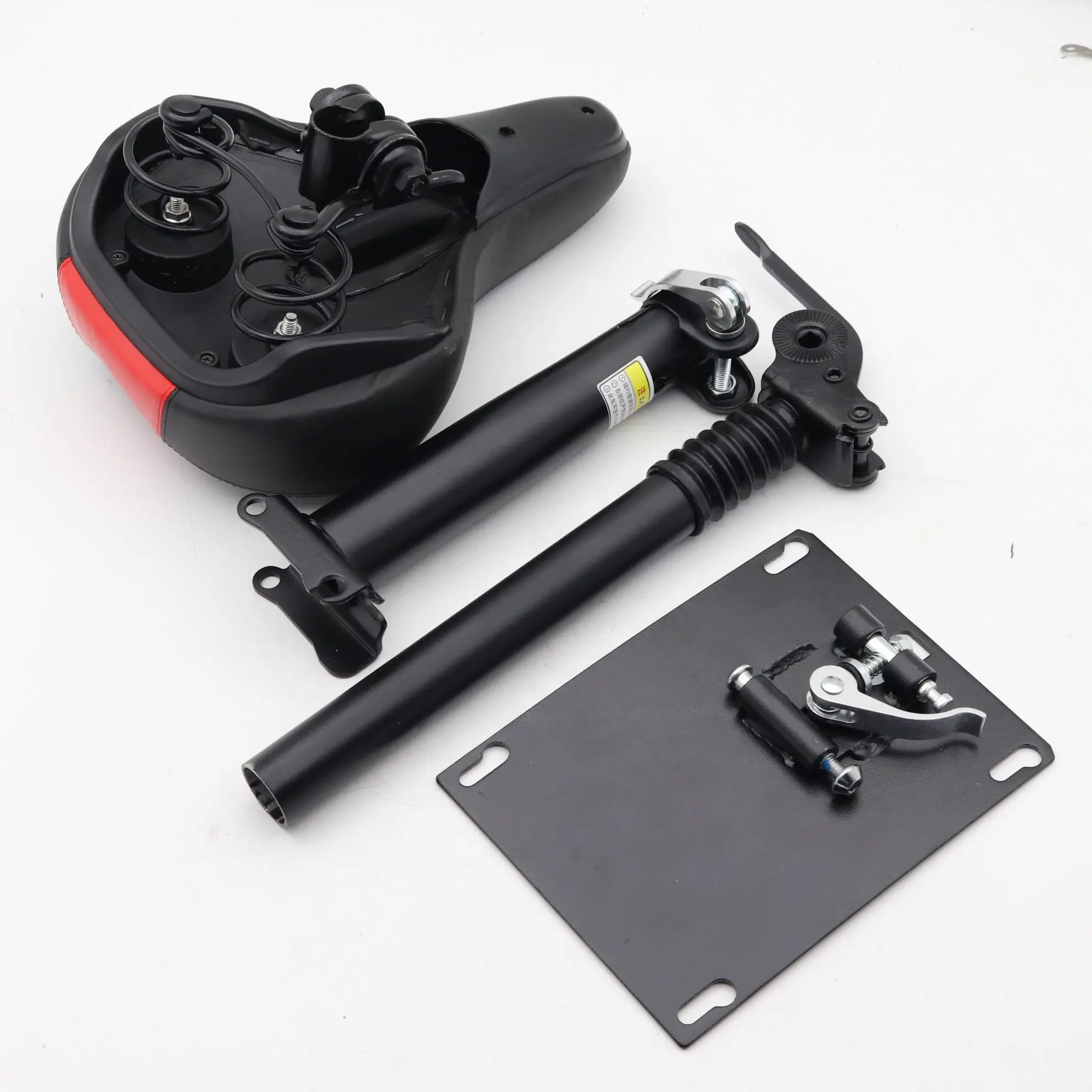 Electric Skateboard Saddle for 8 inch 10 inch Scooter Foldable Height Adjustable Shock-Absorbing Folding Seat Chair