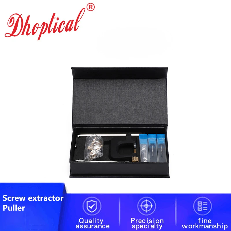 Professional Optical Eyeglasses Screw Extractor Puller Glasses Broken Screw Removal Remover Tool Set