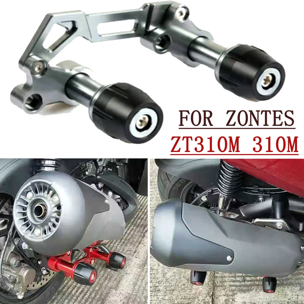 For Zontes ZT310M 310M Motorcycle Crash Protective Rod Zontes ZT310M 310M ZT 310 M Anti Falling Scooter Aluminum Bumper Bar