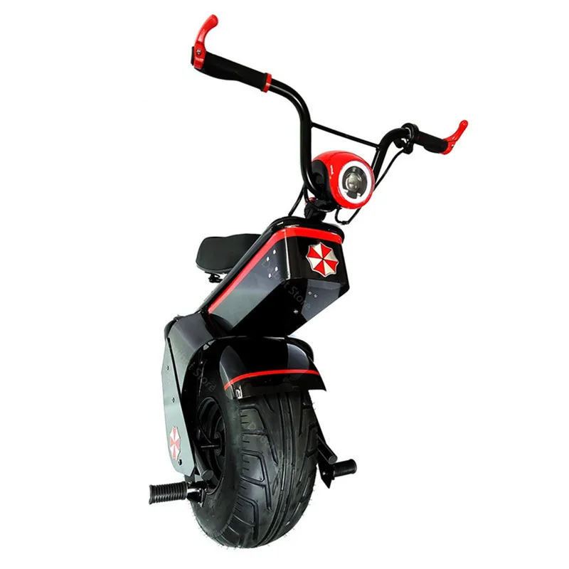 New Powerful Electric Scooter 1500W 60V One Wheel Self Balancing Scooters Big Tires Motorcycle Electric Unicycle Scooter Adults