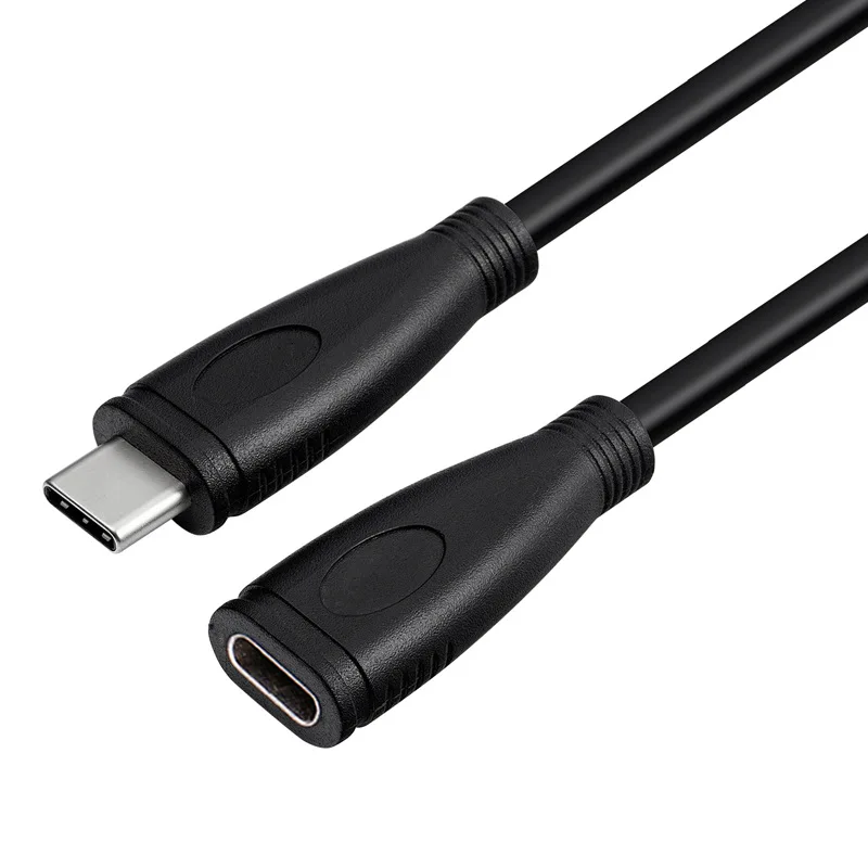 1M/2M 10Gbps Gen2 Type-C USB 3.1 オス - USB-C メスケーブル 100W 充電データ延長コード MacBook スイッチ電話用