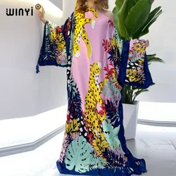 Bawełniana szata femme hiver плацие elegancka, długa rękaw мусульманские комплекты łączenie nadruk w paski sukienki damskie Vestdios abaya