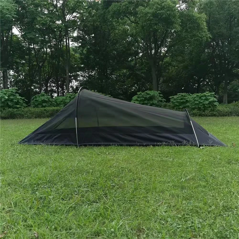 Jednoosobowy namiot Bivy - lekki jednoosobowy namiot z Rainfly, 1,3 kg, namiot z plecakiem z torbą do noszenia, namiot z piwnicą