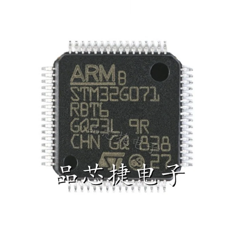 5pcs/Lot STM32G071RBT6 LQFP-64 Arm Cortex-M0+ 32-bit MCU Microcontrollers, Up To 128KB Flash, 36KB RAM