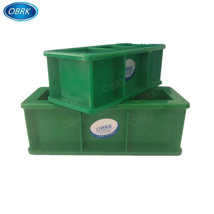 Factory Directly Supply Plastic Concrete 50mm Cube Three Gang Test Molds