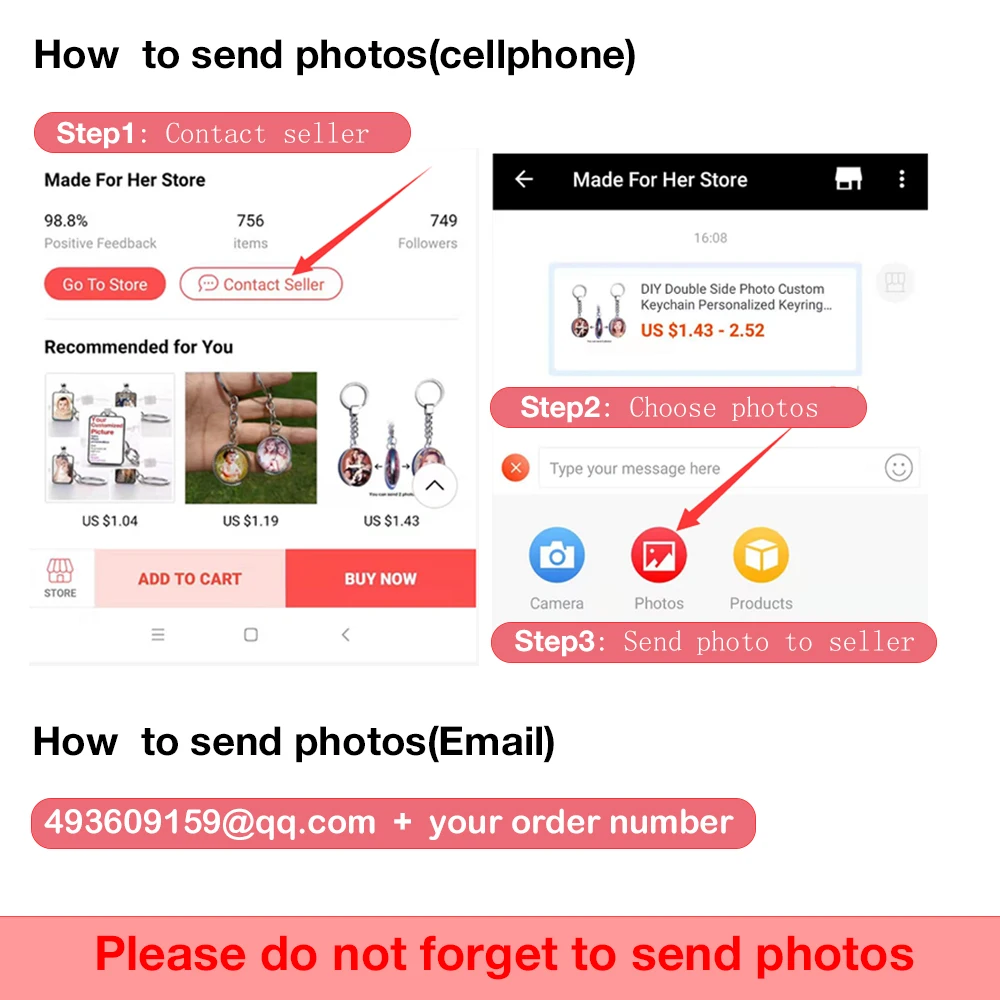 Llavero con foto personalizada de un solo lado para familias, soporte para llaves con grabado de nombre de bebé y peso, colgante con fotografía de