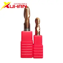 Hrc55 2 flautas carboneto bola nariz fresa cortador de aço tungstênio cnc roteador bit ferramenta moagem r0.5 r1 r2 r3 r4 r5 r6 ferramentas corte