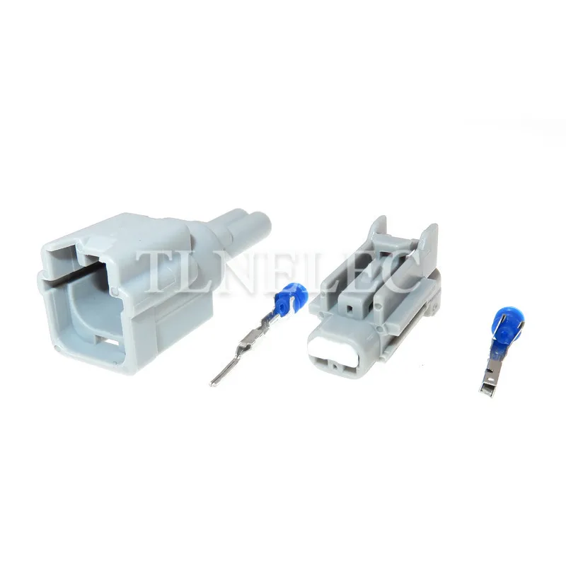 7282-7770-40 7183-7770-40 Abu-abu Tahan Air Adaptor Pria dan Wanita 2 Pin Cara Sealed auto Konektor Listrik
