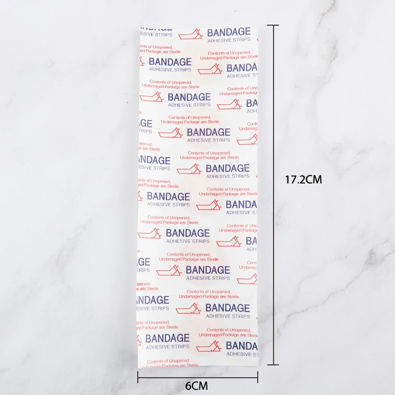 50Pcs Round First Aid Waterproof Healing Wounds Adhesive Bandage Band Aid Wound Plaster Sterile Hemostasis Stickers