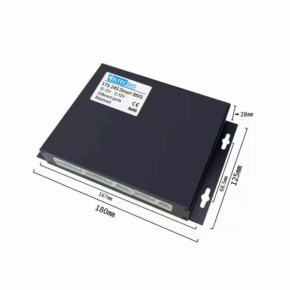 Heltec 릴레이 스마트 BMS 4S 200A 500A 7S 8S 10S 13S 14S 16S 20S 32S lifepo4 bms BT UART 485 캔, 3.7V 3.2V 리튬 배터리 팩