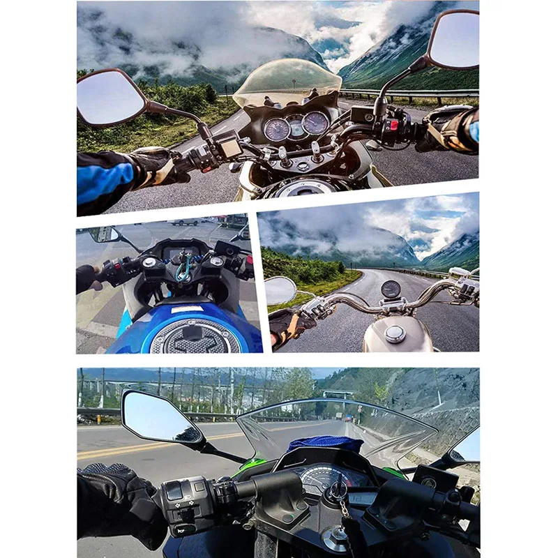 مجموعة ملحقات جبل الذقن لخوذة دراجة نارية لبطل Gopro ، كاميرا حركة سوداء ، SJCAM ، EKEN H9 ، AKASO ، 13 ، 12 ، 11 ، 10 ، 9 ، 8 ، 7 ، 6 ، 5 ، 4 ماكس