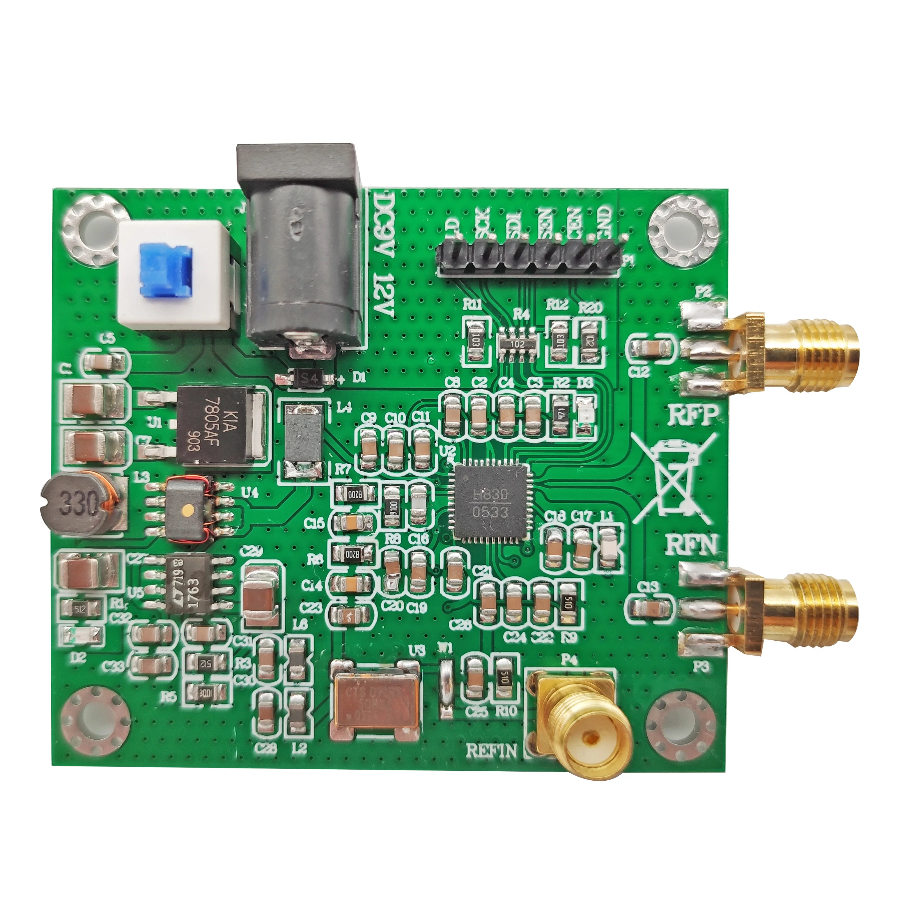 HMC830 Module PLL Frequency Source Signal Generator Integrated VCO Decimal N Frequency Division