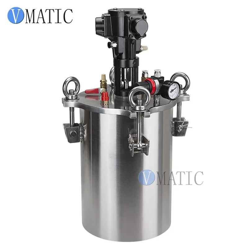 

Free Shipping Quality Pneumatic Mixing Stainless Steel Air Pressure Glue Dispensing Pressure Tank/Pressure Container