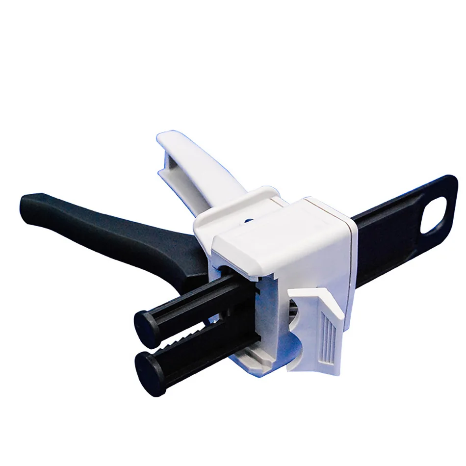 50ml Two Component AB Epoxy Sealant Glue Gun Applicator Adhensive Squeeze Mixed  Manual Caulking Dispenser 1:1 2:1