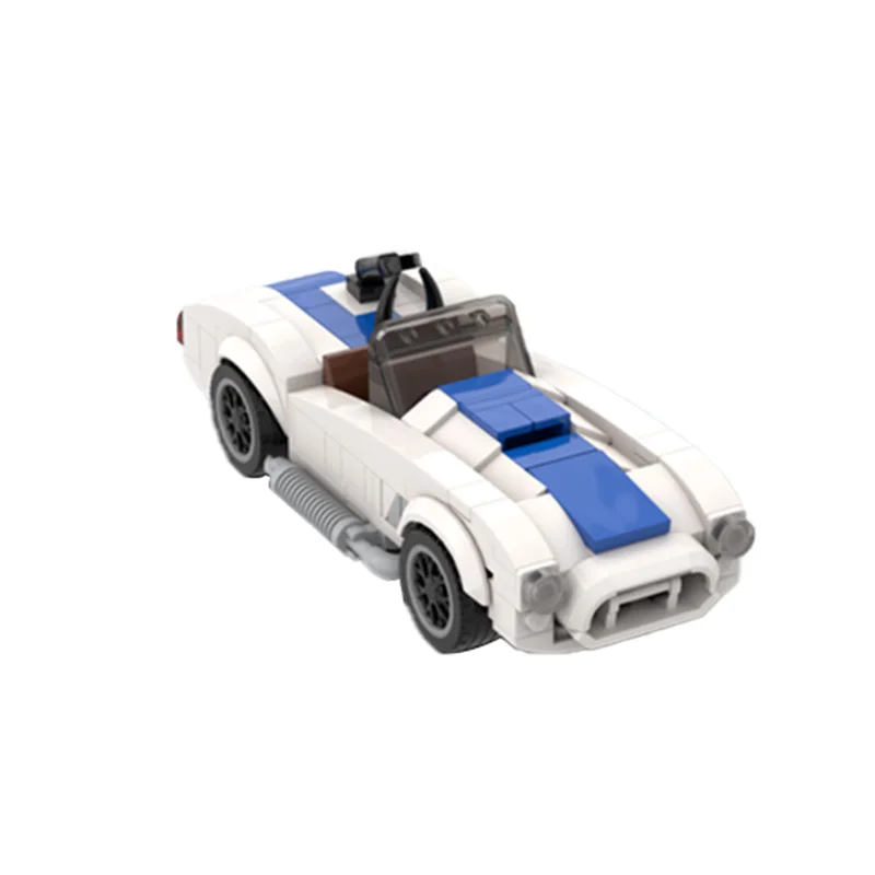 MOC Classic City Speed Racing High-tech AC Cobra Car Building Block Model DIY Bricks Kids Boys DIY Brain Game Toys Best Gifts