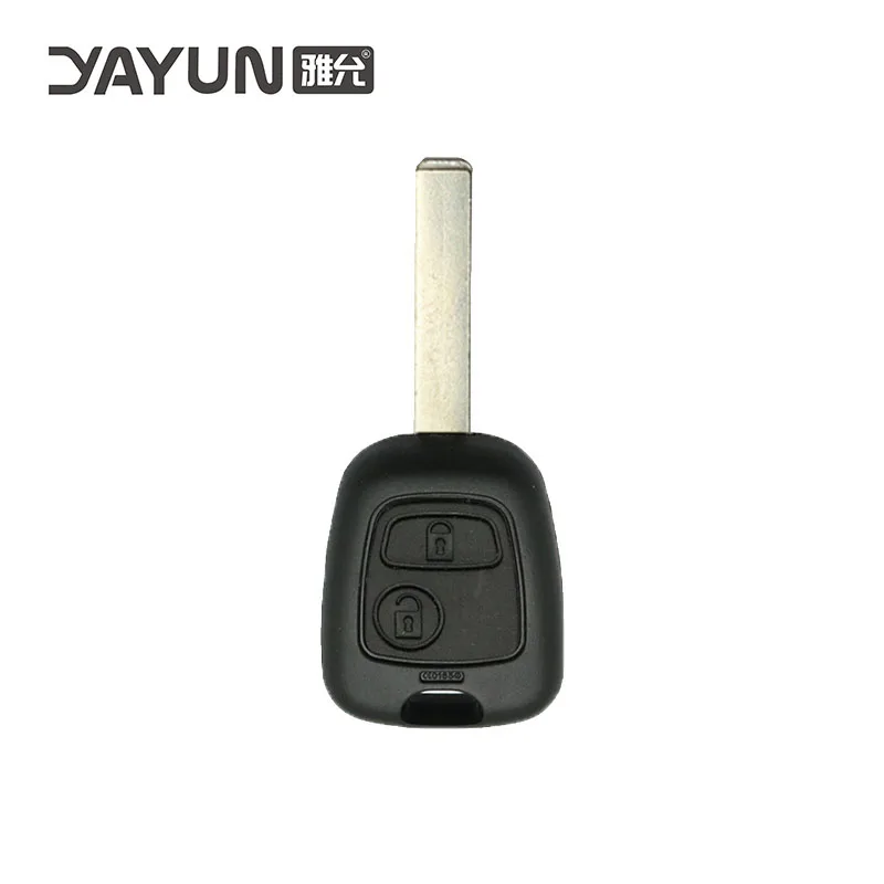 

YAYUN ForCitroen C1 C2 C3 C5 Xsara 2 Buttons Remote Key blank blade with groove