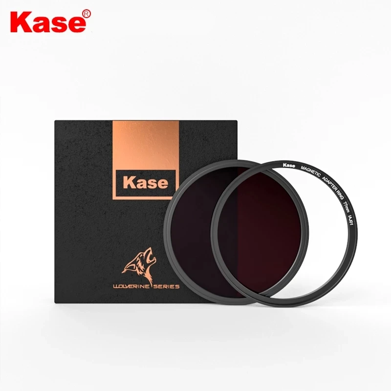 Kase Wolverine Magnetic ND8 ND64 ND1000 Solid Neutral Density  Filter With Front Filter Threads