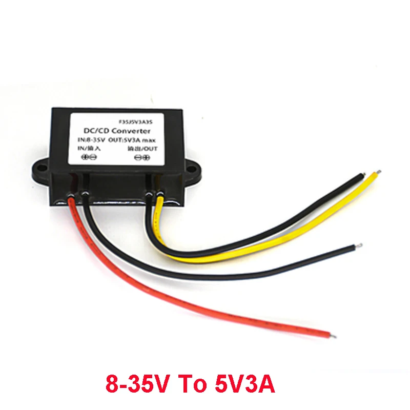 12V 24V To 5V 3A 5A 8A 10A Car Power Converter Step-Down Power DC/DC Module