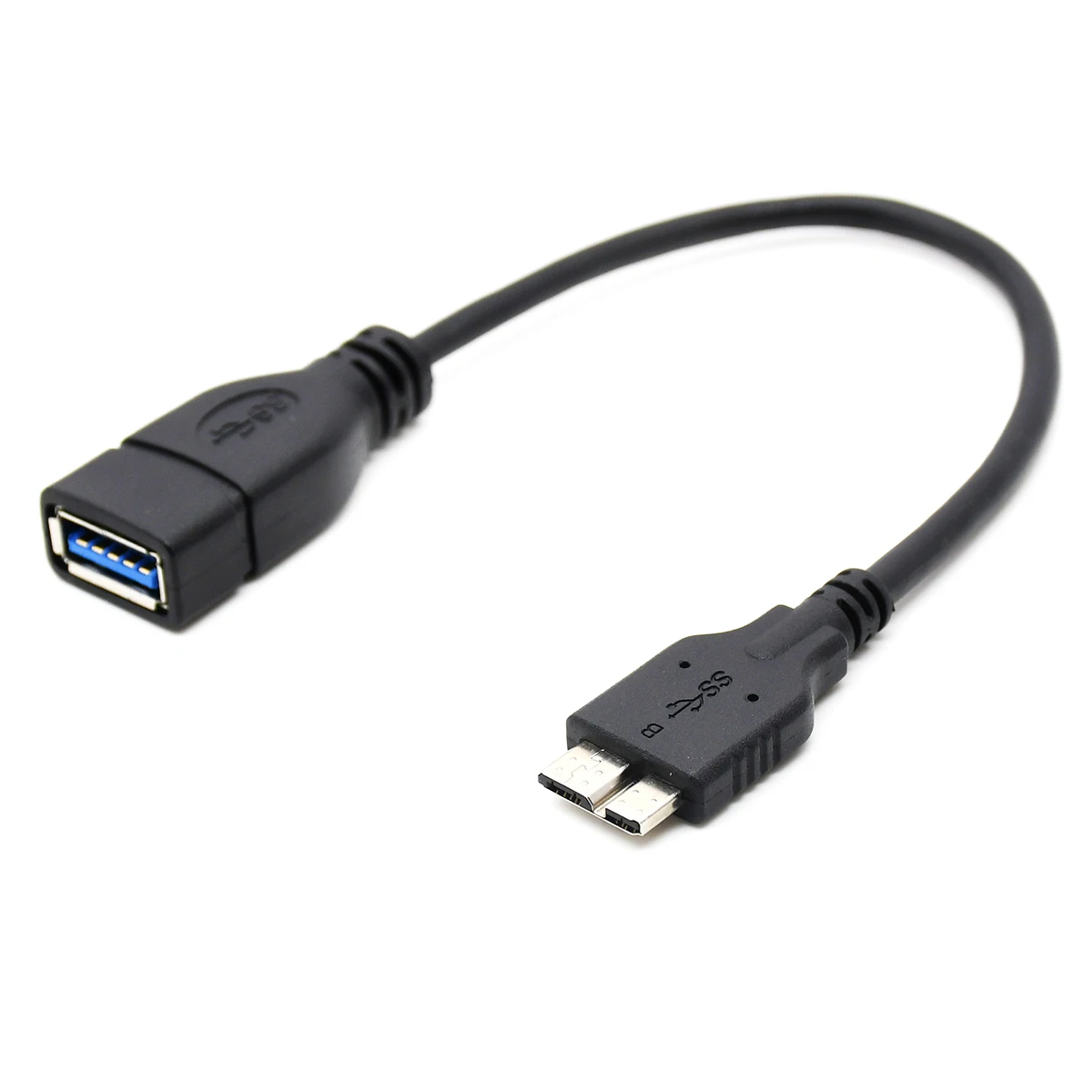 15CM Micro USB 3.0 9pin Micro B OTG Cable for Samsung Galaxy Note3 N9000 S5 i9600 Note Pro & IBM thinkpad 8