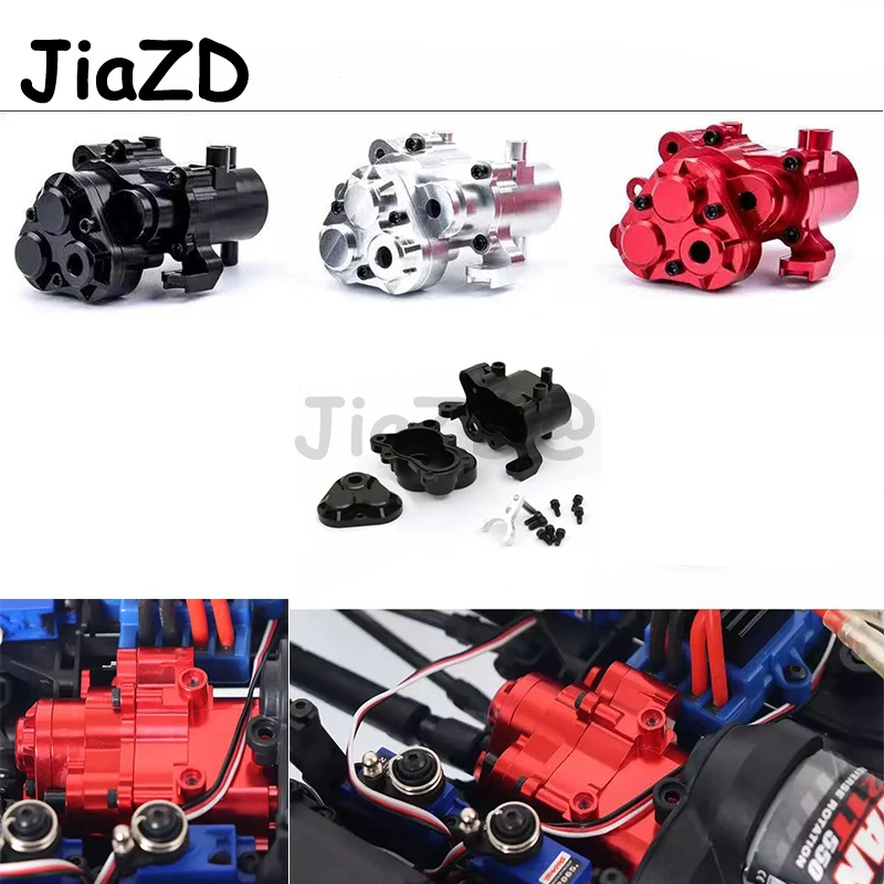 Metal central gearbox housing for 1/10 RC Crawler Car Traxxas TRX4 TRX-4 Defender Bronco G500 k5 TRX-6 Accessories