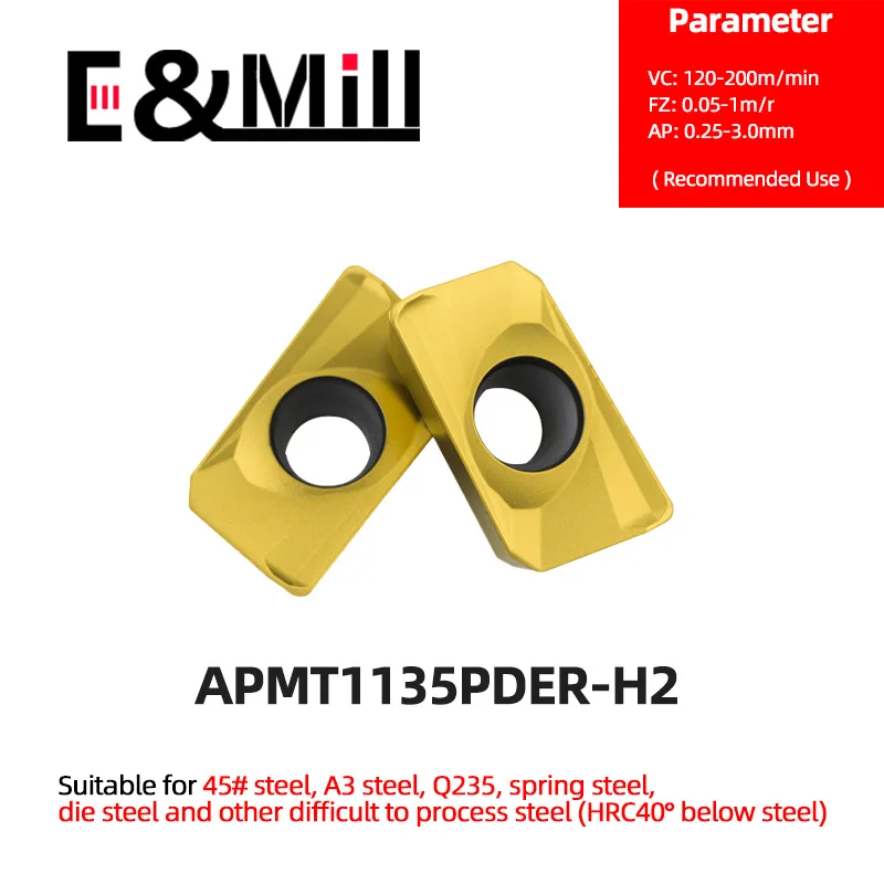 1/5/10PCS APMT1135 APMT1604 PDER Utensile per fresatura in metallo duro CNC 300R 400R Inserto per fresatura frontale APMT1604PDER APMT Inserto per tornitura