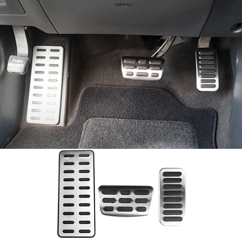 For Hyundai Veloster Elantra i30 IONIQ KONA Accent Venue Car Accelerator Gas Pedal Brake Cluth Pedals Non-Slip Cover Case Pads