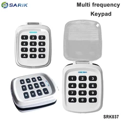 Waterproof 433Mhz Garage Door Wireless Keypad multi frequency for rolling code and fixed code 868mhz