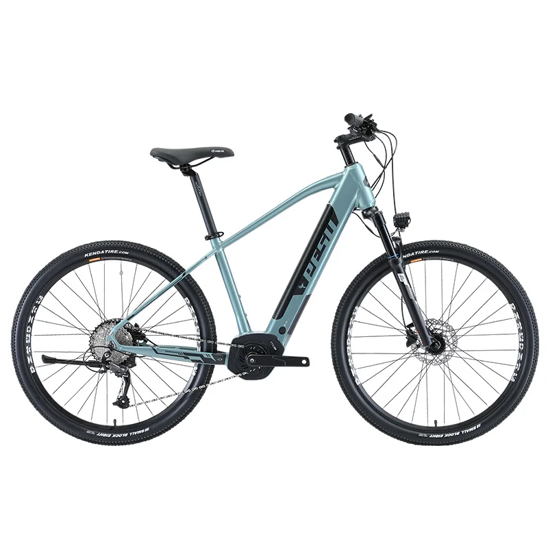 

27.5 inch smart leisure electric power-assisted mountain bike 350w Mid drive motor 80 torque MT200 hydraulic disc brake ebike