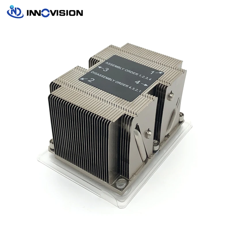 

New LGA3647 2U passive narrow ILM cpu cooler server heatsink computer radiator for Intel Xeon Platinum / Gold Family Processor