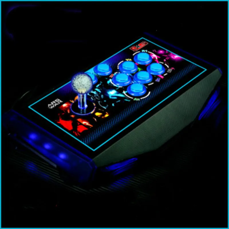 Cdragon Arcade Joystick Gamepad Console Controller Fighting Stick Arcade Joystick No Delay Video LED USB Retro Fighting Game