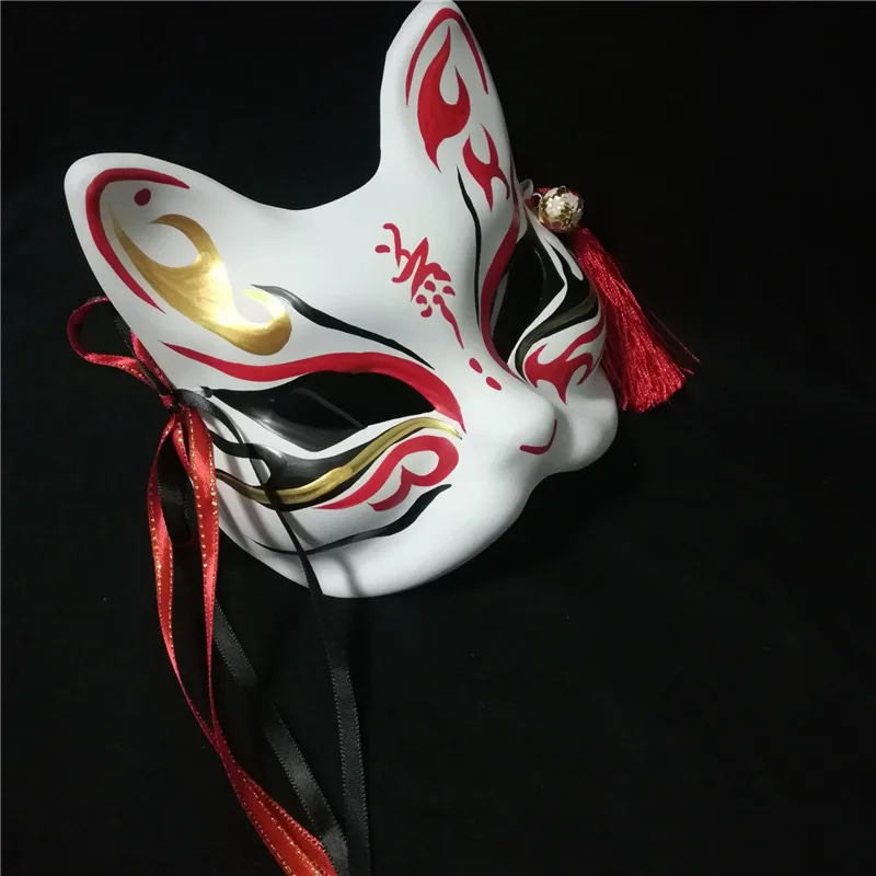 New Japanese Private Fox Mask Hand-painted Cat Natsume's Book of Friends Pulp Fox Mask