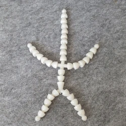 2pcs/lot 20cm-50cm Toy Figure Plastic Skeleton Insert Plush Toy Craft Bone Animal Frame Movable Joint
