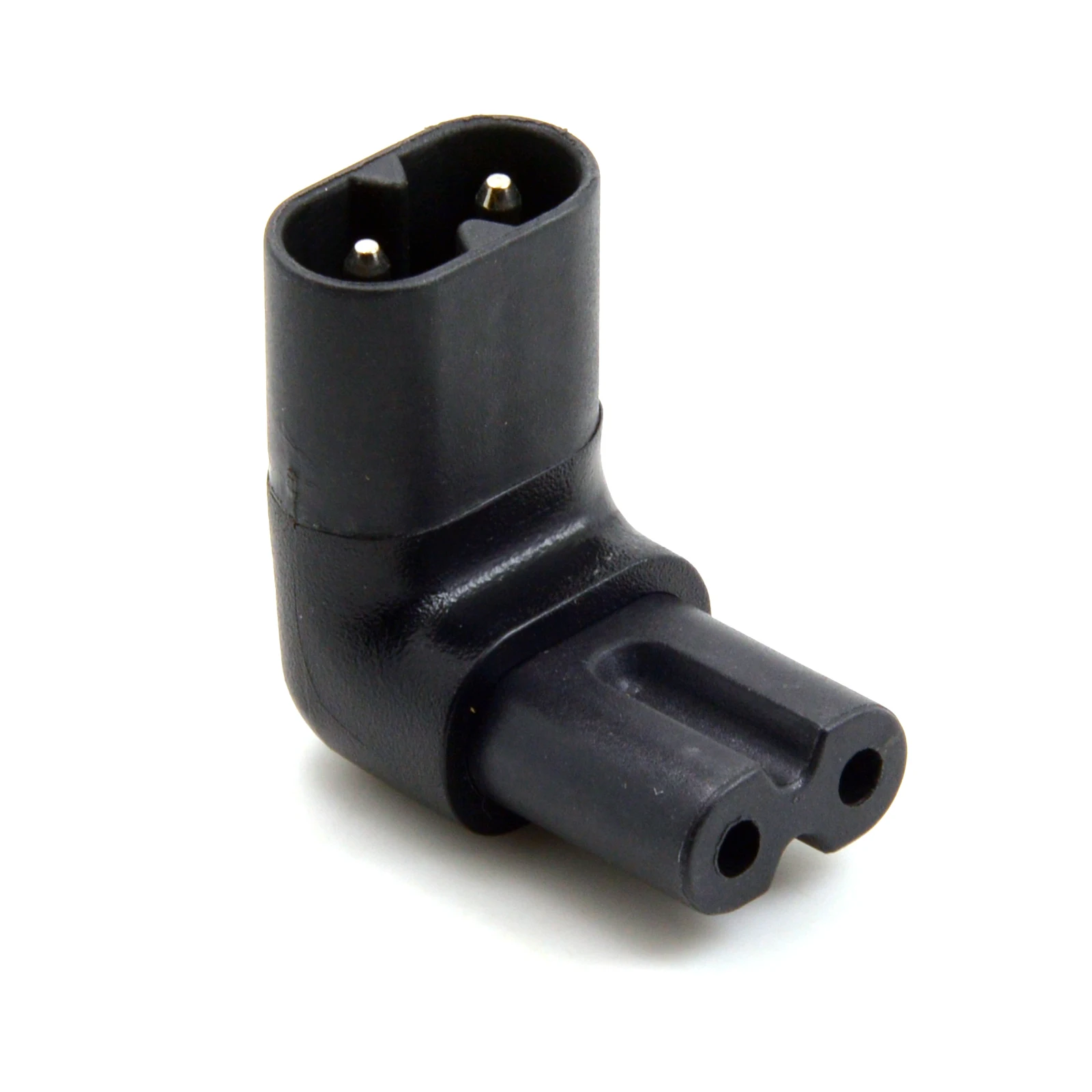 Figure 8 IEC 1Pc IEC 320 2 broches C7 femelle à C8 mâle convertisseur adaptateur secteur à angle droit