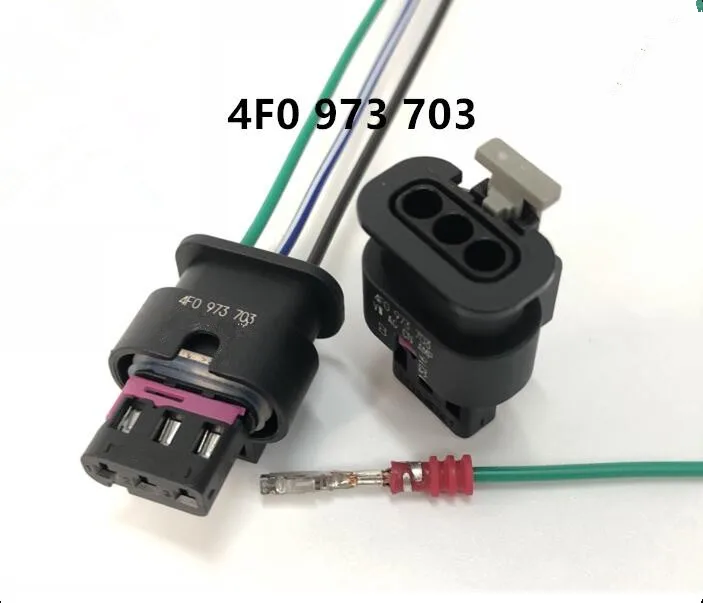 4F0937743: Der zuverlässige 3-Pin-3-Wege-Stecker mit 25 cm LED-Kabel für PDC-Systeme bei VW, AUDI und BMW