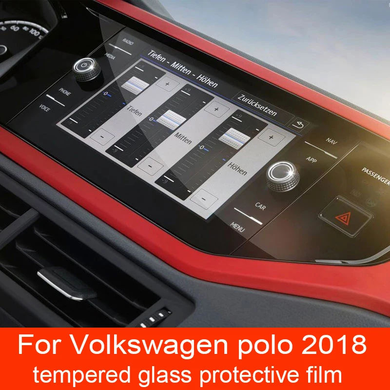 

For Volkswagen vw polo/VW Polo 6 Discover Media 8Inch 2019 car navigation screen Tempered glass screen protector