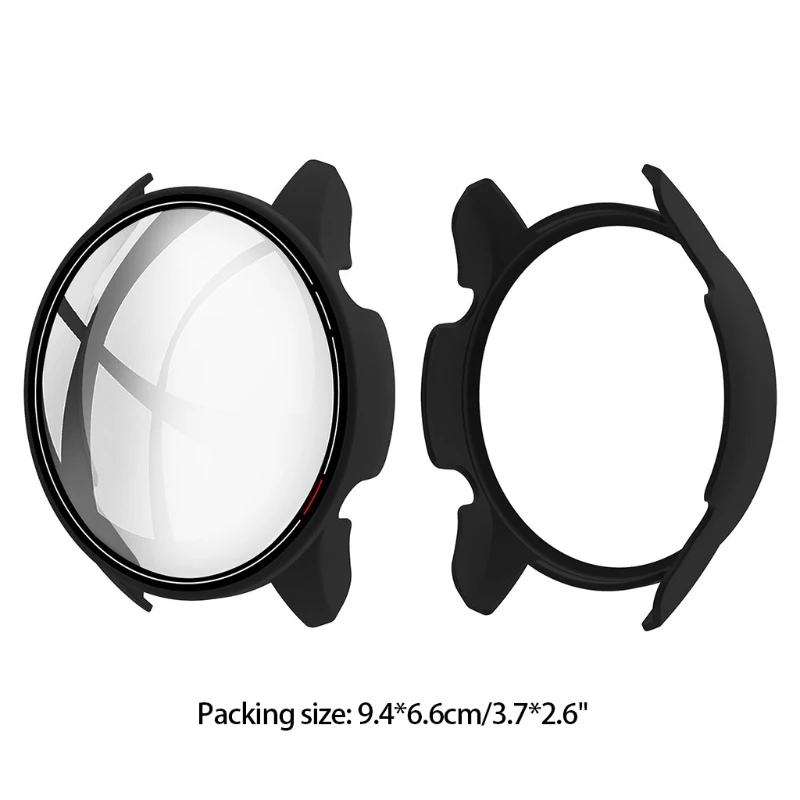 Hard Edge Screen Glass Protector Case Shell Frame For Xiaomi Mi Watch Color Sports Version Smart Watch Protective Bumper Cover