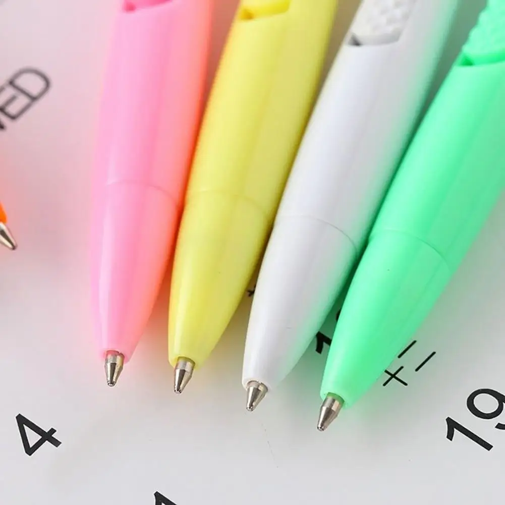 1pc Novelty Ballpoint Pen With Digital Clock Electronic Pen Exam Pens Watch Pen Signature Pen Writing School Stationery Supply