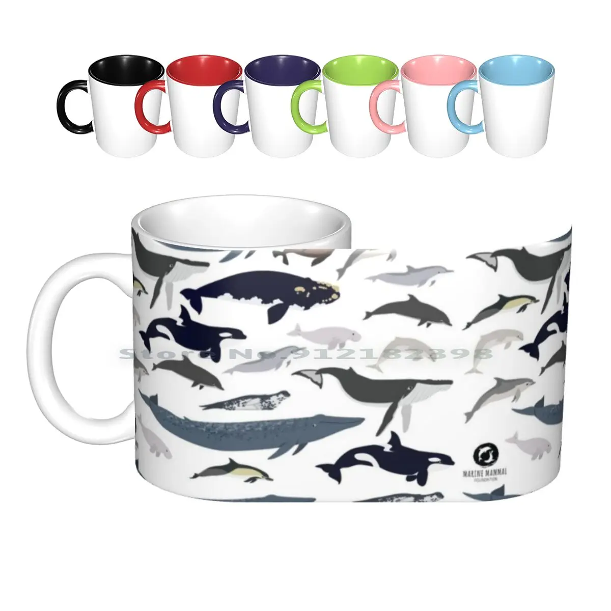 More Marine Mammals Of Australia Ceramic Mugs Coffee Cups Milk Tea Mug Dolphin Whale Seal Marine Marine Mammal Foundation