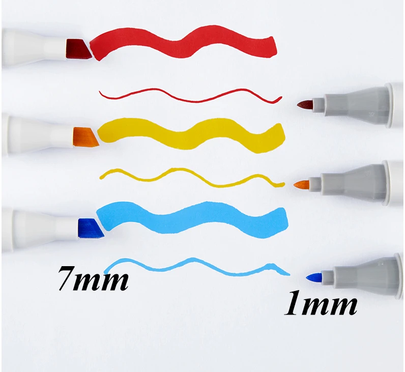 68 Colors Leto Markers Sketch Painted finecolour Manga Drawing Double-End Dot Markers Pen Alcohol Oily Twin Brush Bookmark Art