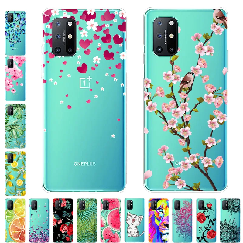 For Oneplus 8T Case TPU Silicone Soft Cartoon Clear Case for Oneplus Nord N10 N100 Phone Cover One plus 8T 8 T Nord N10 Coque