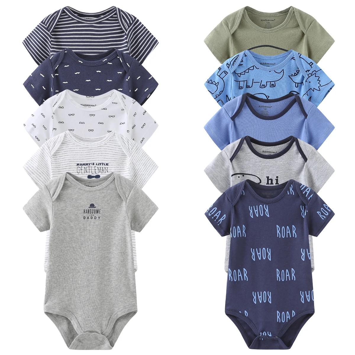 

5PCS/Set Unisex Newborn Baby Boy Clothes Unicorn Cotton Baby Girl Clothes Cartoon Girls Clothing Jumpsuits Bodysuits Roupas bebe