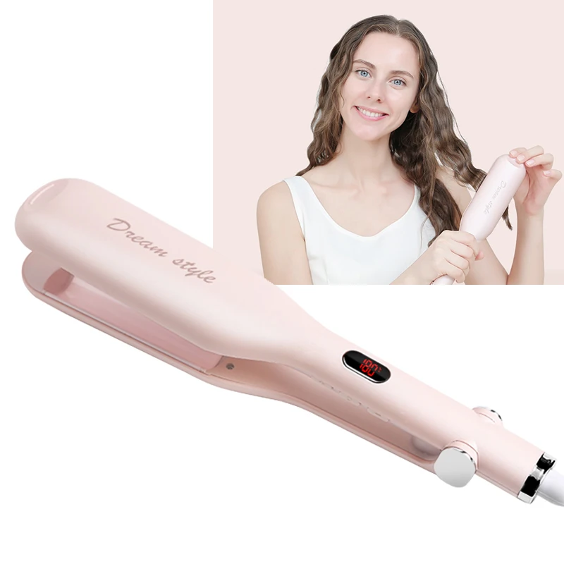 Electric Hair Curler Curling Iron Professional Ceramic Hair Waver Curling Tongs Big Wave Hair Crimper Iron Curly Styler Tools