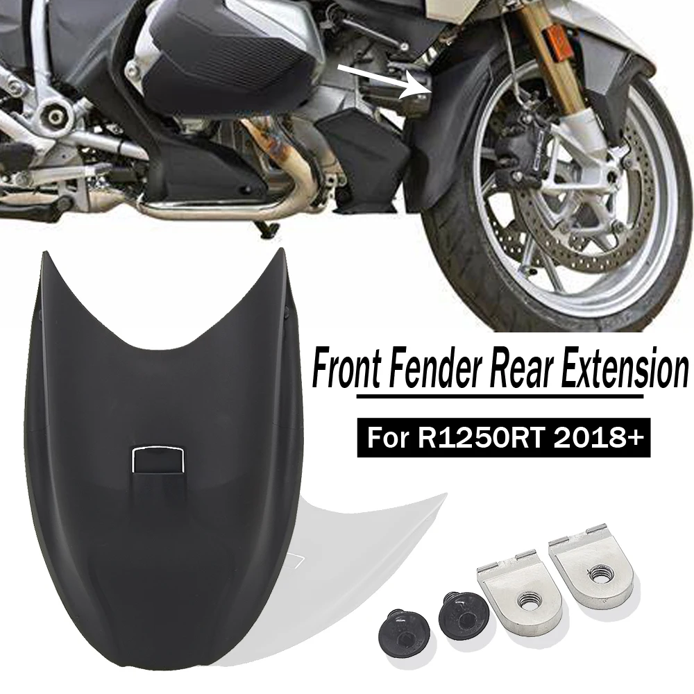 

Black Motorcycle Front Fender Extender Mudguard Extension Splash Guard Tire Hugger For BMW R1250RT R 1250 RT r1250rt 2018-2020