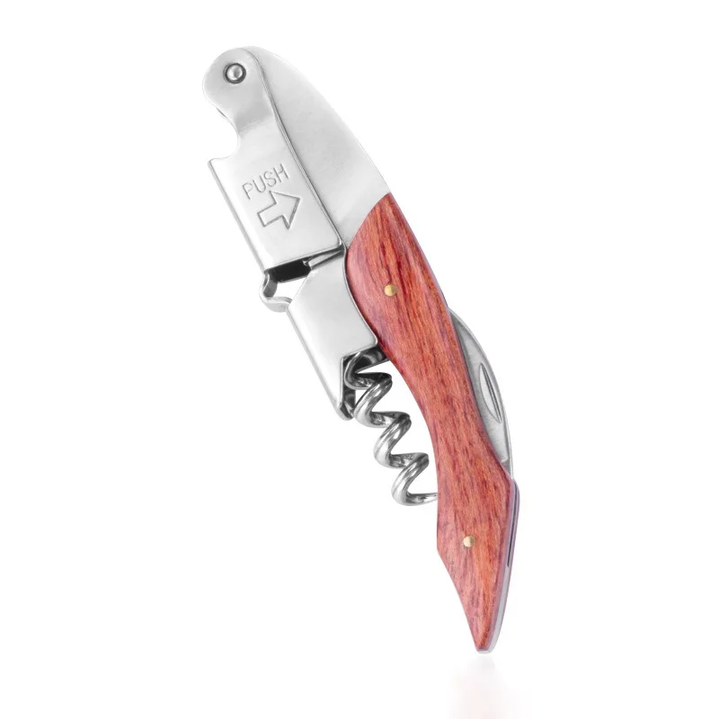 

AG Wood Handle Professional Red Wine Opener Multifunction Portable Screw Corkscrew Bottle Cook Tools